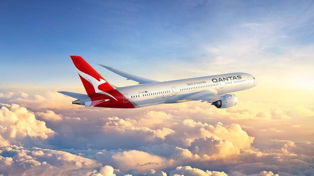 Qantas 787 Dreamliner tail